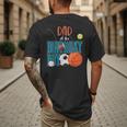 Dad Of The Birthday Boy Sports Matching Family Men's Back Print T-Shirt