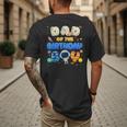 Dad Of The Birthday Boy Two The Moon Space Family Matching Men's Back Print T-Shirt