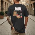 Dad Birthday Crew Pizza Theme Birthday Pizza Lover Party Men's Back Print T-Shirt Dad Birthday Crew Pizza Theme Birthday Pizza Lover Party Men's Back Print T-Shirt