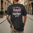 Dad Of The Birthday Girl Shirt Winter Onederland Family Men's Back Print T-Shirt