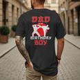 Dad Of The Birthday Karate Taekwondo Boy Martial Arts Men's Back Print T-Shirt Dad Of The Birthday Karate Taekwondo Boy Martial Arts Men's Back Print T-Shirt