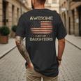 Dad From Daughter Awesome Like My Daughters Men's Back Print T-Shirt