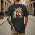 Dad Farm Animal Birthday Family Matching Party Men's Back Print T-Shirt