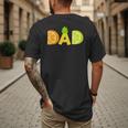 Dad Fruitarian Lover Summer Father Fruit Slice Men's Back Print T-Shirt Dad Fruitarian Lover Summer Father Fruit Slice Men's Back Print T-Shirt