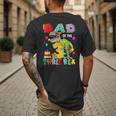Dad Of The Three Rex 3Rd Birthday Boy Dinosaur T-Rex Men's Back Print T-Shirt Dad Of The Three Rex 3Rd Birthday Boy Dinosaur T-Rex Men's Back Print T-Shirt
