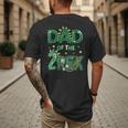 Dad Of The Two Rex Birthday Dinosaur Family Matching Men's Back Print T-Shirt Dad Of The Two Rex Birthday Dinosaur Family Matching Men's Back Print T-Shirt