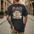 Dad Of The Two Wild Animal Safari 2Nd Birthday Party Men's Back Print T-Shirt