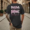 Dada Of Little Miss Onederful First Birthday Girl Bow Men's Back Print T-Shirt