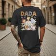 Dada Of The Wild One 1St Birthday Safari Jungle Animals Men's Back Print T-Shirt