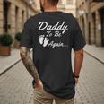 Daddy To Be Again Soon To Be Dad Shirt Men's Back Print T-Shirt