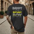 Daddy Of The Birthday Boy Bat Family Party Theme Boys Men's Back Print T-Shirt