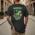 Daddy Of The Birthday BoyRex Dinosaur Family Party Men's Back Print T-Shirt
