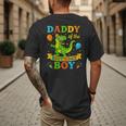 Daddy Of The Birthday Boy T-Rex Dinosaur Birthday Party Men's Back Print T-Shirt