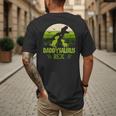 Daddysaurus Rex 2 Kids Sunset Tshirt For Fathers Day Men's Back Print T-Shirt