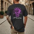 My Dads Fight Is My Fight Immune ITP Awareness Men's Back Print T-Shirt