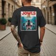 Dalmatian Jowls Cute Paws Spot Dog Mom Top Dog Dad Men's Back Print T-Shirt