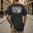 My Daughter Is Flyer Than Yours Cheer Dad Father's Day Men's Back Print T-Shirt My Daughter Is Flyer Than Yours Cheer Dad Father's Day Men's Back Print T-Shirt