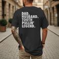 Dentist Men Son Husband Dad Boss Men's Back Print T-Shirt