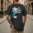 Disney The Little Mermaid King Triton Dad Men's Back Print T-Shirt