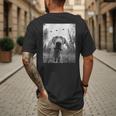 Dog Mom Dad Alien Selfie Weimaraner UFO For Men Women Men's Back Print T-Shirt