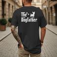 The Dogfather Tee Dad Dog Lover Chihuahua Men's Back Print T-Shirt