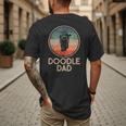 Doodle Dog Vintage Doodle Dad Small Men's Back Print T-Shirt
