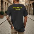 Father For Men Thermostat Police Dad Men's Back Print T-Shirt