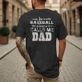 My Favorite Baseball Player Calls Me Dad Shirt Father's Day Men's Back Print T-Shirt