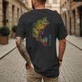 Fishing Shirts PEACOCK BASS Fishing Art Shirt For Dad Men's Back Print T-Shirt