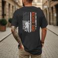 Football Kicker Dad Of A Football Kicker Father US Flag Men's Back Print T-Shirt