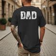Golfing Dad Golf Lover Golfing Putter Golfer Men's Back Print T-Shirt