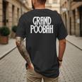 Grand Poobah Shirt For Fathers Day Dad T-Shirt Men's Back Print T-Shirt