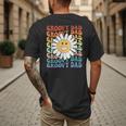 Groovy Dad Matching Outfit Fathers Day Family Retro Vintage Men's Back Print T-Shirt