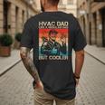 HVAC Dad HVAC Technician Mechanic Repairman Men's Back Print T-Shirt