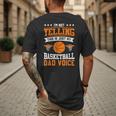 I'm Not Yelling This Is Just My Basketball Dad Voice Men's Back Print T-Shirt I'm Not Yelling This Is Just My Basketball Dad Voice Men's Back Print T-Shirt