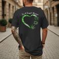 I'm A Simples Woman Loves Weed Coffee And Dog Dad Mom Men's Back Print T-Shirt
