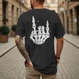 Just A Dad Who Always Came Back 2 Sided Skeleton Men's Back Print T-Shirt Just A Dad Who Always Came Back 2 Sided Skeleton Men's Back Print T-Shirt