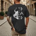 Men Celtic Norse Mythology Viking Dad Men's Back Print T-Shirt