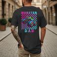 Monster Truck Dad Family Matching Shirt Truck Lovers Men's Back Print T-Shirt