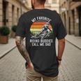 Motorcycle Dad Dirt Bike Shirt Motocross Riding Buddies Men's Back Print T-Shirt Motorcycle Dad Dirt Bike Shirt Motocross Riding Buddies Men's Back Print T-Shirt