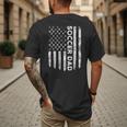 New First Time Dad To Be Symbol Tools Soccer Daddy DA1 Men's Back Print T-Shirt