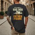 Not Dad BOD Its A Father Figure Fathers Day Daddy Papa Men's Back Print T-Shirt