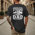 Not The Stepdad Dad That Stepped Up Fathers Day 2025 Men's Back Print T-Shirt