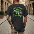 One Lucky Daddy St Patricks Day Dad Father Men's Back Print T-Shirt