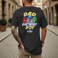 PJ Masks Group Shot Dad Of The Birthday Boy Logo Men's Back Print T-Shirt
