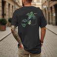 Plant Dad Plant Mom Grow Monstera Adansonii Urban Gardener Men's Back Print T-Shirt Plant Dad Plant Mom Grow Monstera Adansonii Urban Gardener Men's Back Print T-Shirt