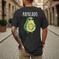 Pregnancy Announcement Shirts Men Dad Papacado Men's Back Print T-Shirt