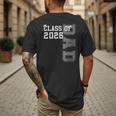 Proud Dad Of A 2026 Graduate Grad Senior Father Graduation Men's Back Print T-Shirt