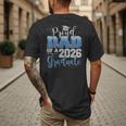 Proud Dad Of a Class Of 2026 Graduate Senior Graduation Men's Back Print T-Shirt