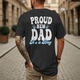 Proud New Dad It's A Boy Father To Be Soon To Be Dad Men's Back Print T-Shirt